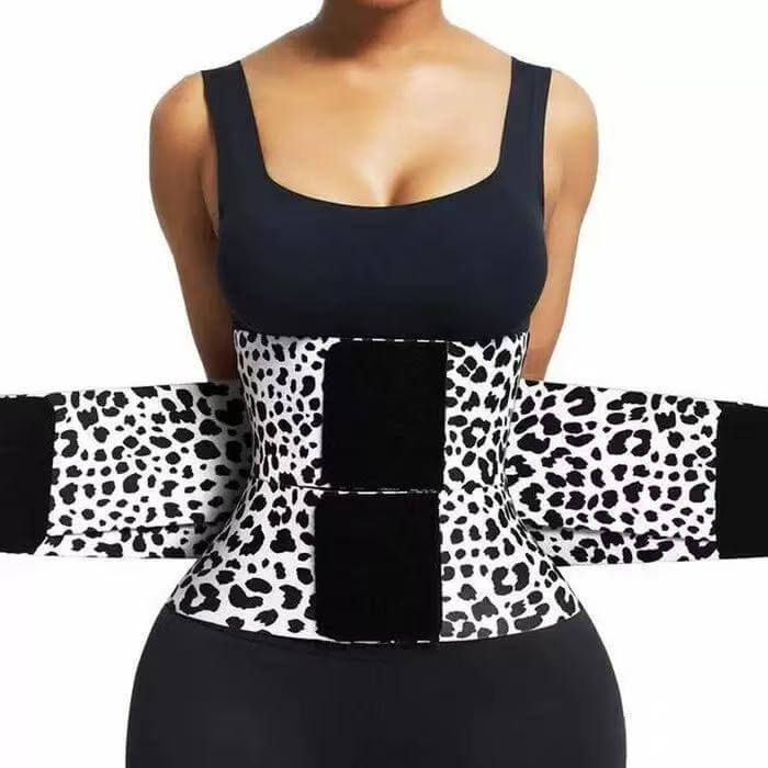 Women's Leopard Print Waist Trainer Belt
